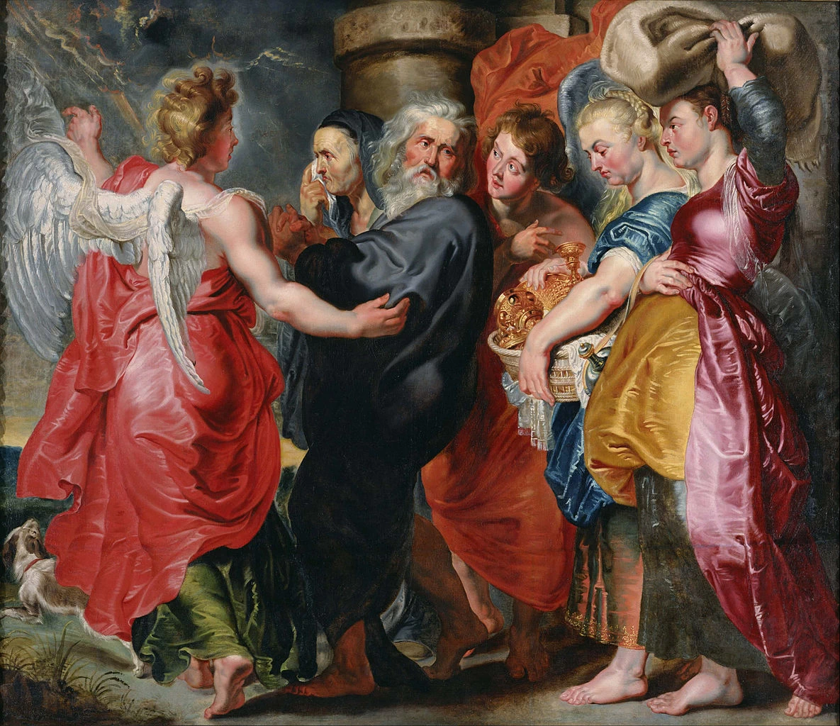 La fuga di Lot e la sua famiglia da Sodoma - National Museum of Western Art